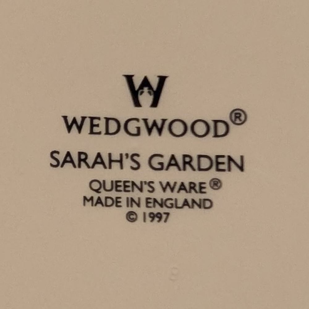 Wedgwood Sarah's Garden White Plate
